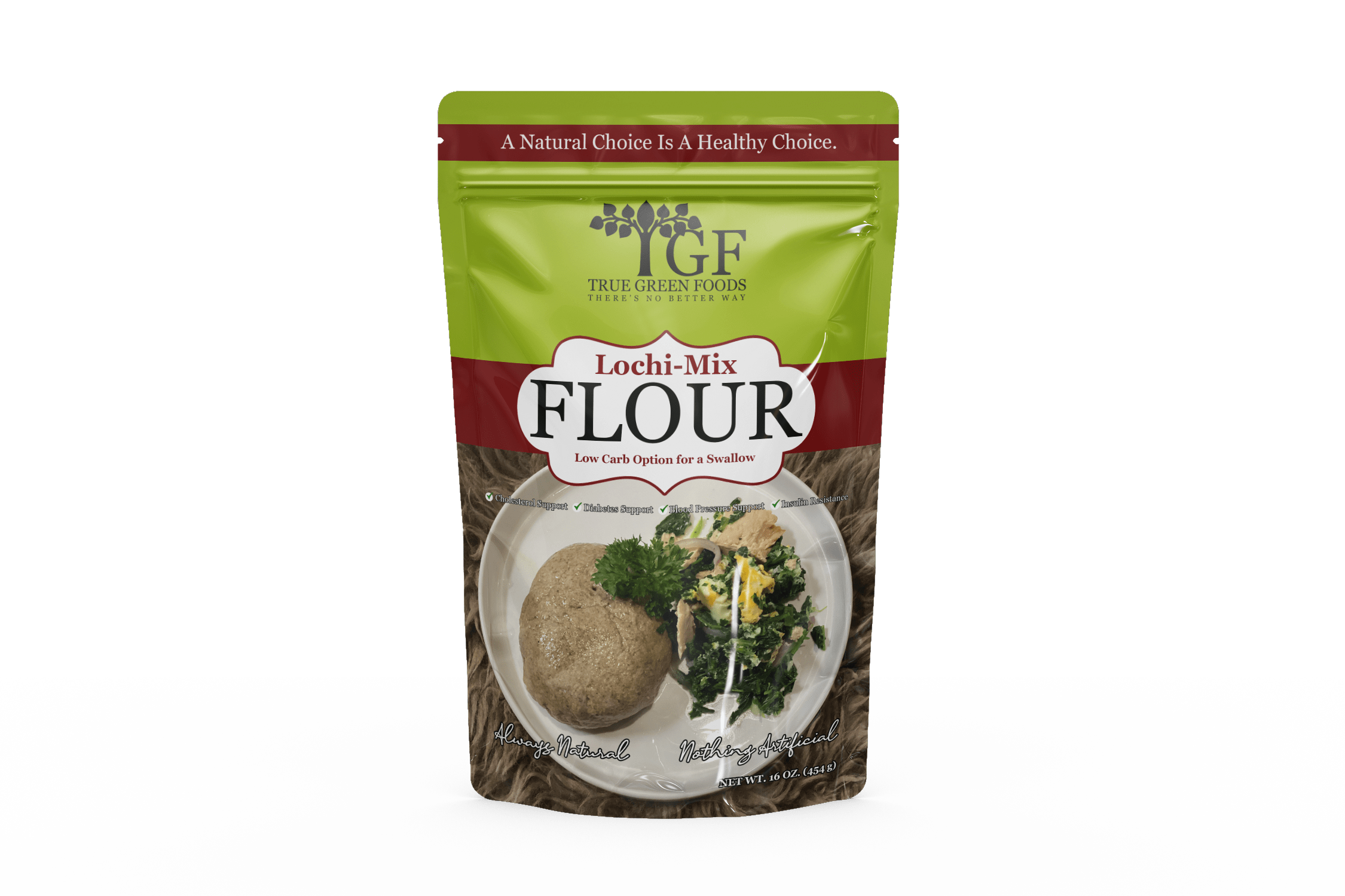 TRUE GREEN FOODS -LOCHI-MIX FLOUR (0.5LBS) image 0